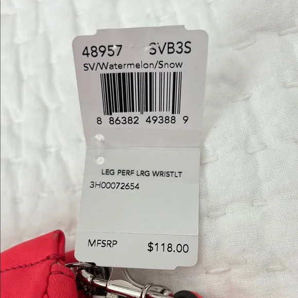 Coach Perforated Leather Large Wristlet - Picture 3 of 3